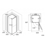 GERMANPOOL 德國寶 REF-2133 雙門無霜雪櫃：133公升容量、Quick Freeze、二級能源標籤