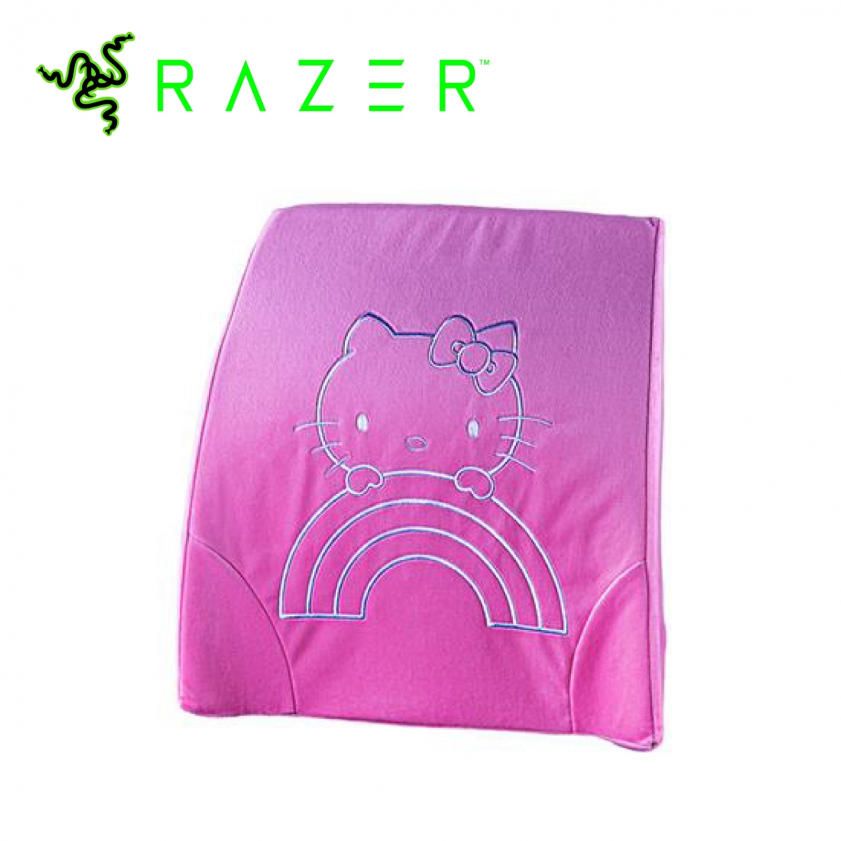 Razer Lumbar Cushion 腰墊 Hello Kitty and Friends 特別版 (RC81-03830201-R3M1): 記憶泡綿、天鵝絨外罩、人體工學設計