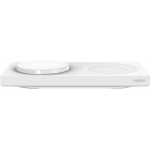 Belkin WIZ019btWH BoostCharge Pro MagSafe 2 合 1 無線充電板 15W (白色)