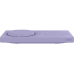 Belkin WIZ019btLV BoostCharge Pro MagSafe 2 合 1 無線充電板 15W (紫色)