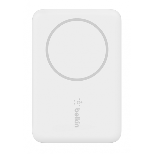 Belkin BPD002btWH BoostCharge 磁力無線行動充電器 (白色)