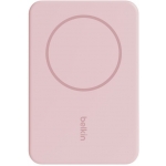 Belkin BPD004qcPK BoostCharge 磁力無線行動充電器 5K+支架 (腮粉紅)