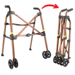 Advanced X 摺合式助行架 ZXYI-0003 - 超輕量、5吋定向輪、可調高度