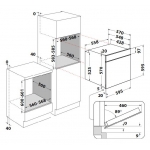 WHIRLPOOL 惠而浦 W4OMSK58RU1SBA 71公升 嵌入式蒸焗爐 (Gentle Steam)