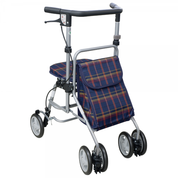 Forte Light SHIM-0015 摺合助行車 (藍色格仔)