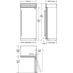 Sub-Zero ICBCL3650RID/S/P/L 691公升 單門雪櫃連飲水機 (左門鉸/PRO把手)