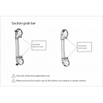 HECL HECL-0005 免安裝吸盤扶手 (25吋長)
