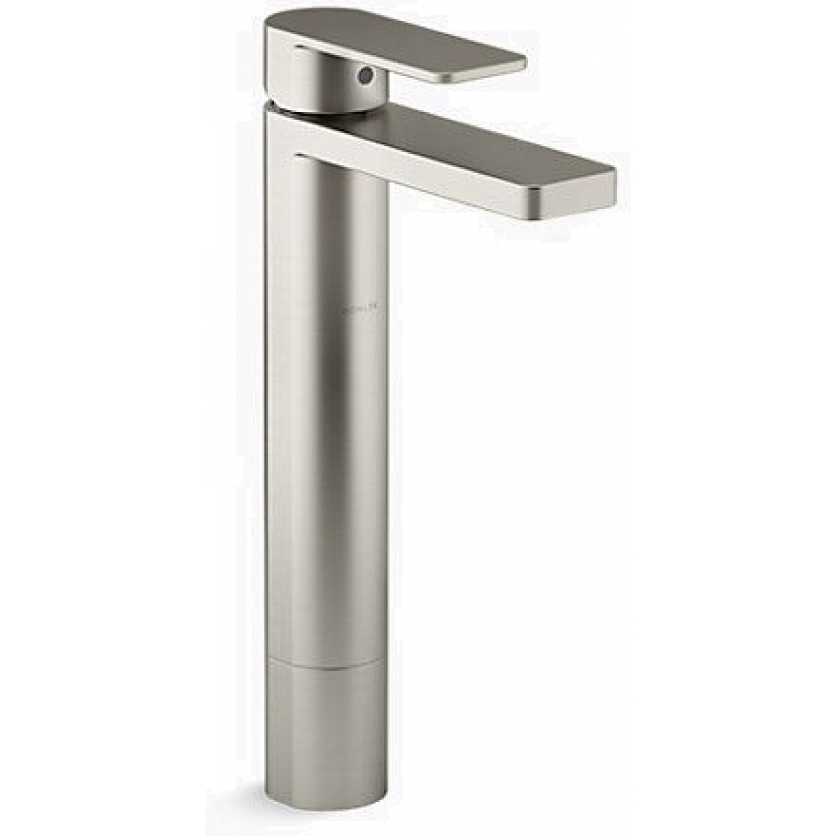 Kohler Parallel™ 超高身單把手面盆龍頭 - 羅曼銀，高性能陶瓷閥芯，創新排水結構