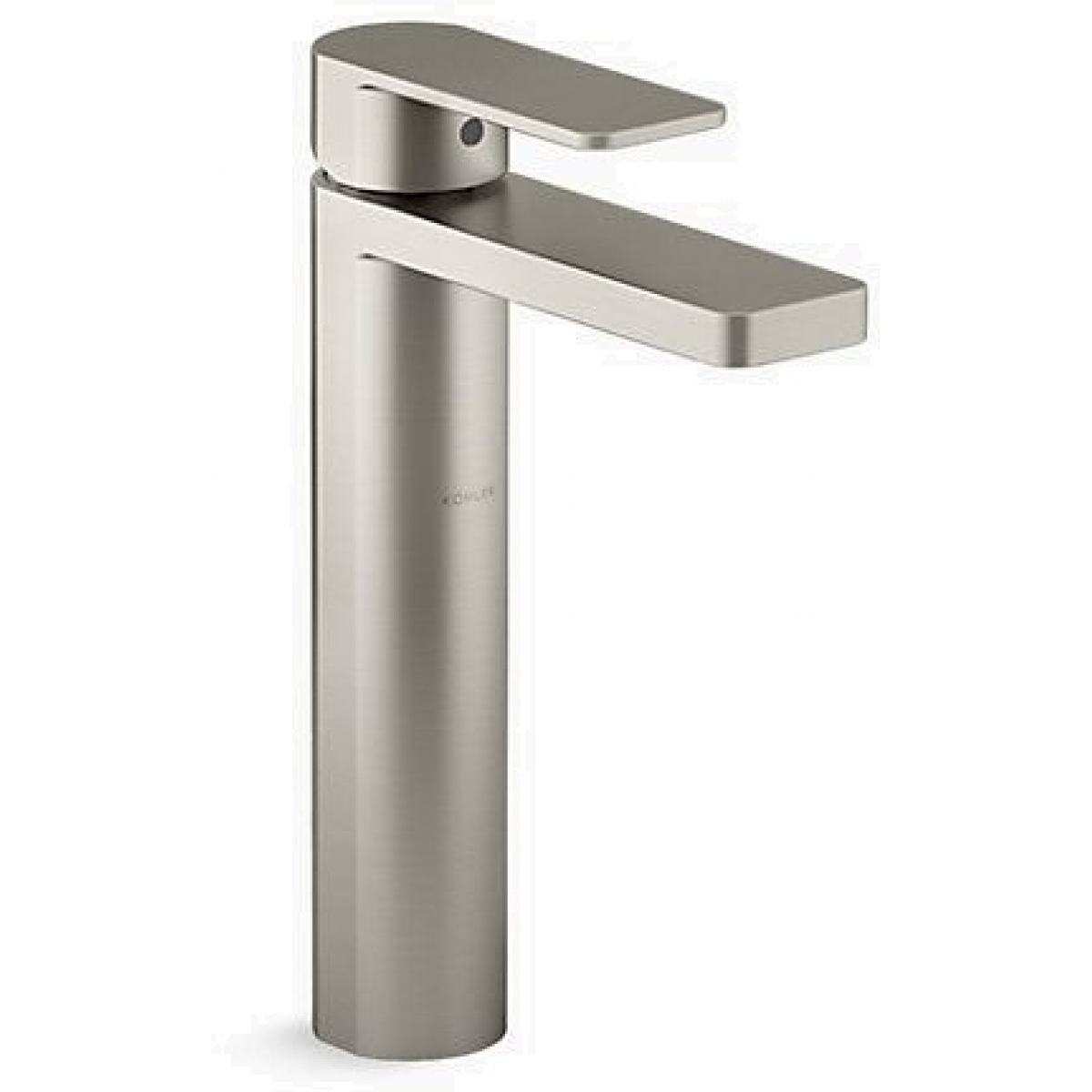 Kohler Parallel™ 中高身單把手面盆龍頭 - 羅曼銀，30mm陶瓷閥芯，創新排水結構