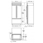SUB-ZERO ICBCL3650UFDID/S/T 636公升嵌入式法式雪櫃 - Split Climate智能冷卻、內置飲水機與空氣淨化