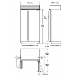 SUB-ZERO ICBCL4250S/O 756公升嵌入式對門雪櫃 - Split Climate™、空氣淨化