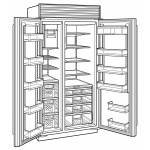 SUB-ZERO ICBCL4250SID/O 757公升 嵌入式對門雪櫃 - Split Climate™智能冷卻 內置飲水機
