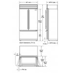 SUB-ZERO ICBCL4250UFDID/S/P 764公升 嵌入式法式雪櫃 - Split Climate™智能冷卻 Pro手柄