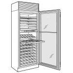 Sub-Zero ICBCL3050W/S/T/L 146瓶雙溫區酒櫃 (左門鉸)