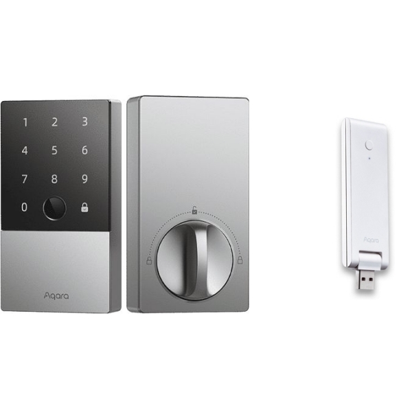 Aqara U100 智能輔助電子門鎖連E1套裝 (銀色)