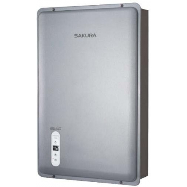 SAKURA 櫻花 HD100RF-L 銀色10公升石油氣恆溫熱水爐：台灣製造、數碼恆溫、LED顯示
