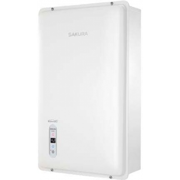 SAKURA 櫻花 HD10FF-T 煤氣恆溫熱水爐 10L/Min 白色 背排式