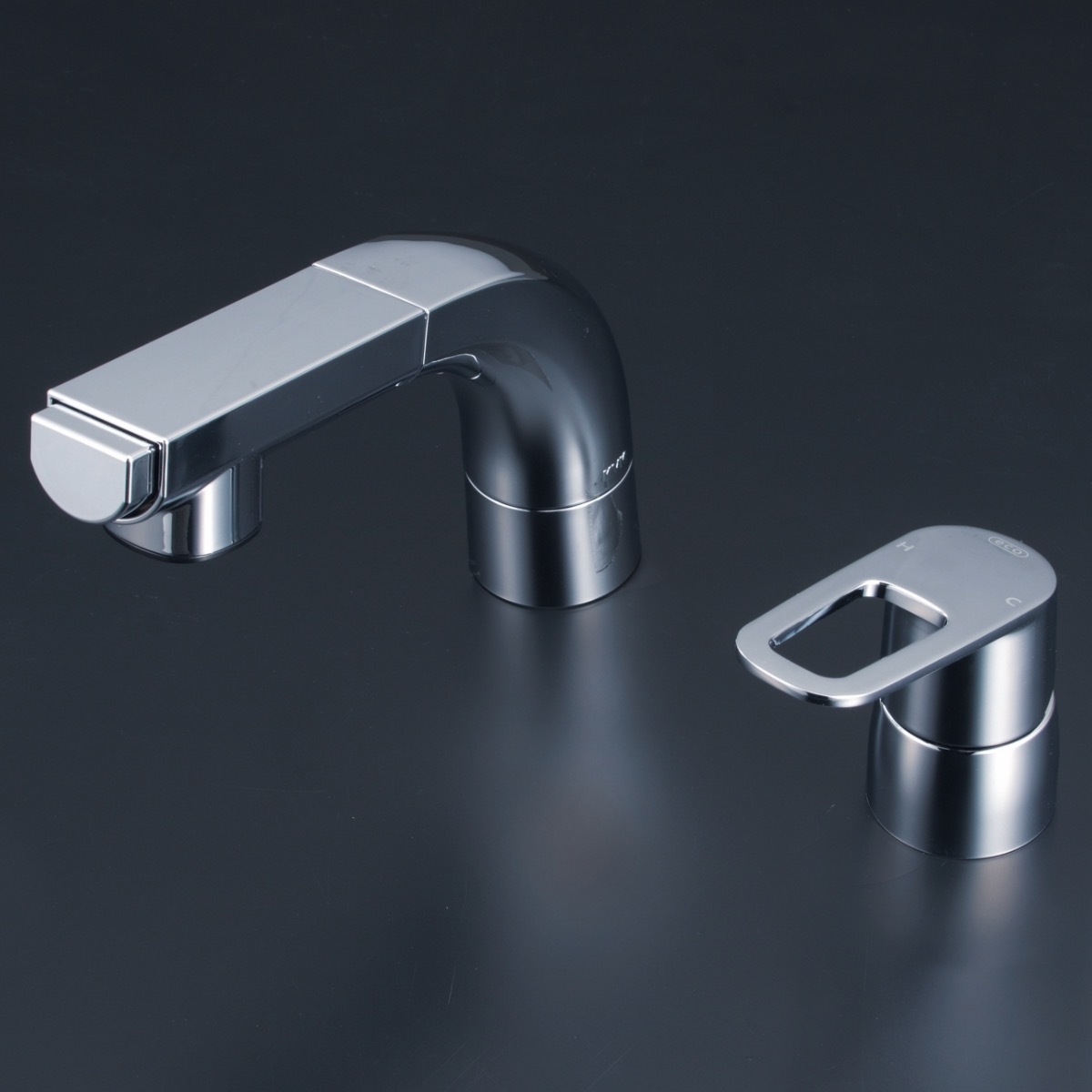 KVK FSL120DET 日本雙孔拉出式臉盆水龍頭