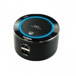 eubiq USB-B2 USB雙位適配器 1.0A和2.4A輸出埠 (黑色)