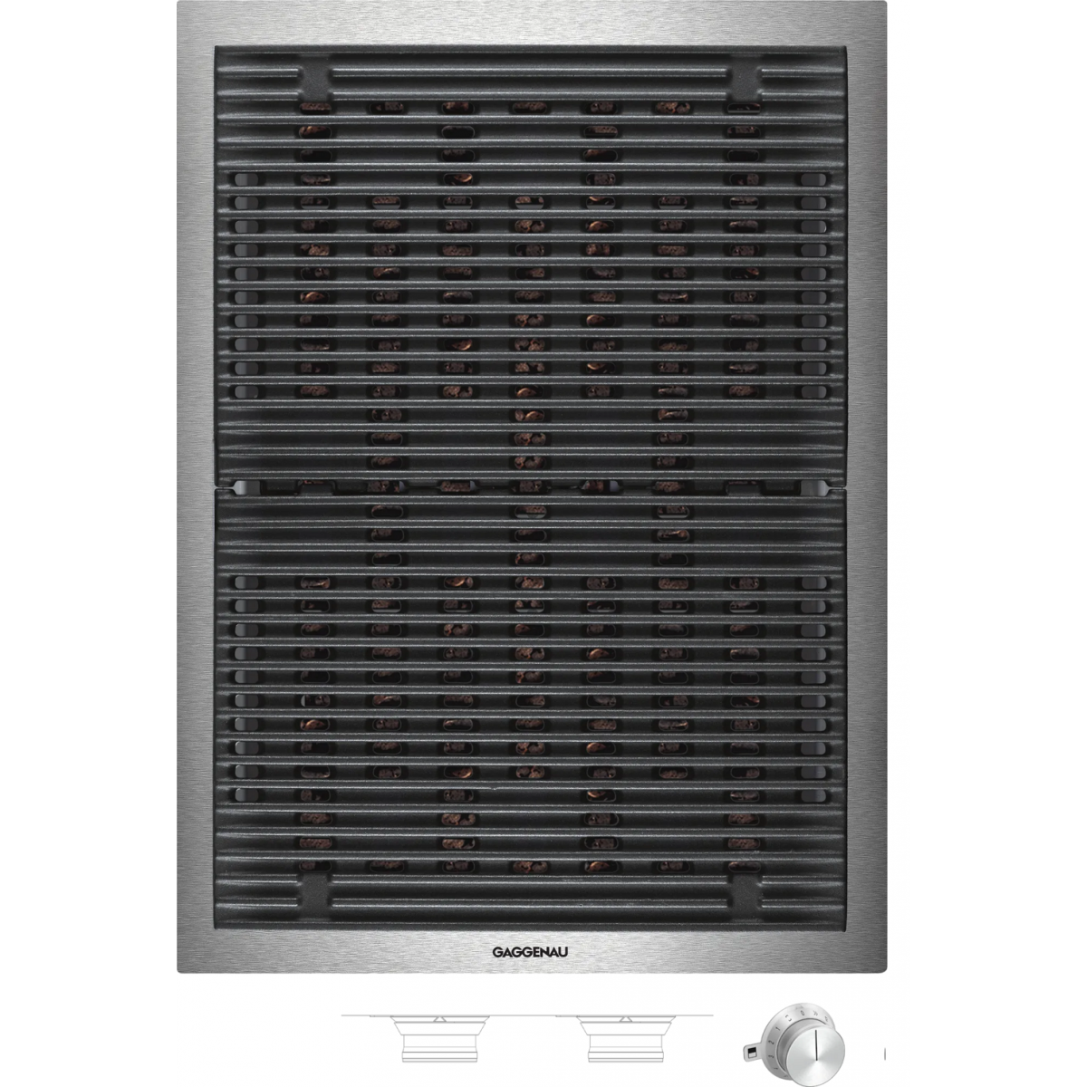Gaggenau 400 Series 38厘米 Vario嵌入式電燒烤爐 (VR414115)