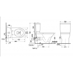 TOTO C945RE + TCF24410AAA 加長直沖分體式馬桶及電子廁板套裝