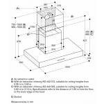 GAGGENAU AW442120 120厘米煙囪式抽油煙機：無電機設計，專業級擋板濾網，智能感應控制