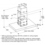 Gaggenau 400 Series 120cm 島式抽油煙機 (AI442120) (不鏽鋼)