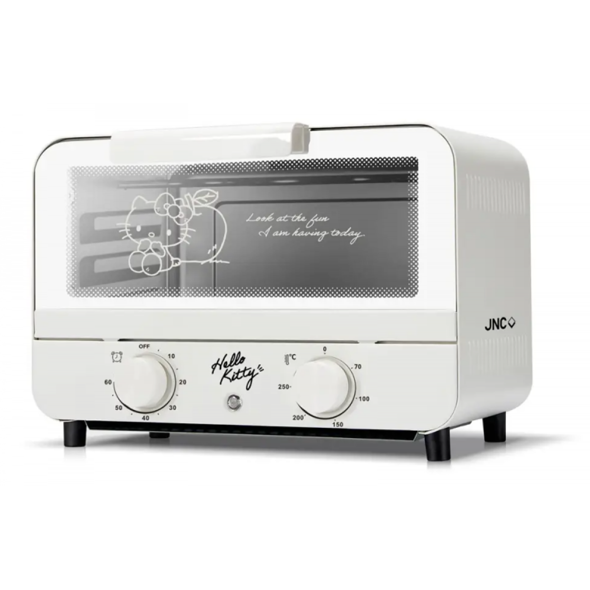 JNC JNC-EN10HK-WH Hello Kitty 10L 復古小電焗爐