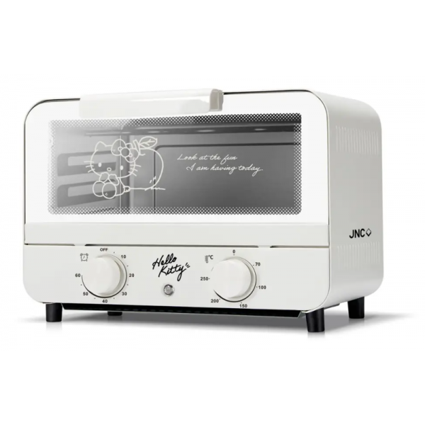 JNC JNC-EN10HK-WH Hello Kitty 10L 復古小電焗爐