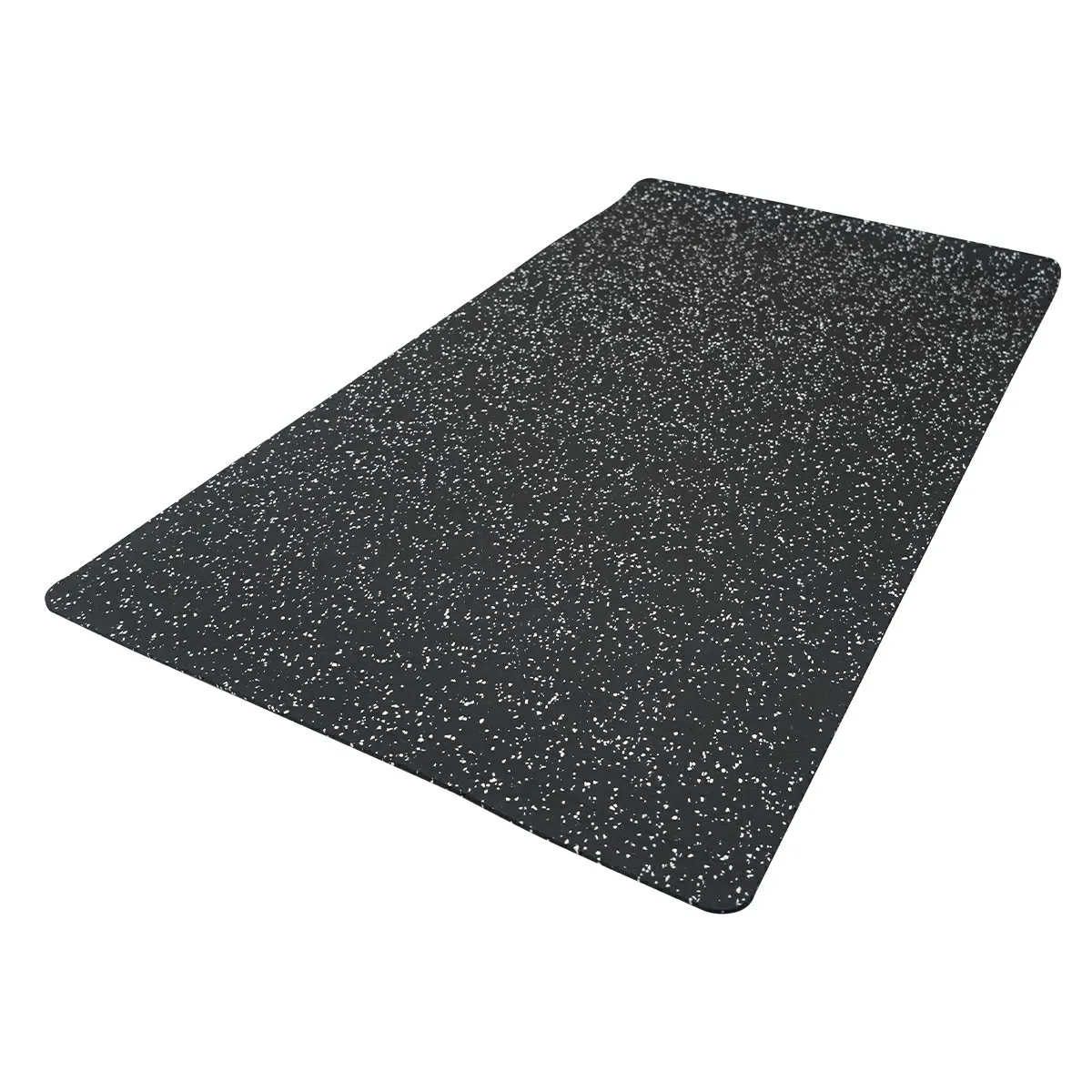 Fitty FTY00035MMBKW 5mm中型健身器材地墊 (黑白/吸震降噪/防滑)