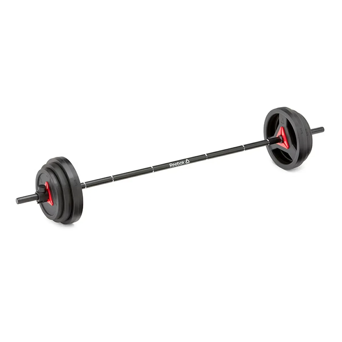 Reebok RBK000420KGBK 20kg包膠槓鈴組合 (黑色)