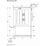 Gaggenau WSP222102 54公升 200系列嵌入式暖碗碟櫃 (碳黑色)