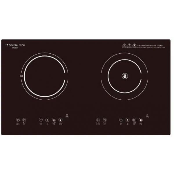 GENERAL TECH 名將牌 GT-CE281 73厘米2合1電磁電陶爐 - 2800W共享功率、一鍵猛火與穩定低溫烹調
