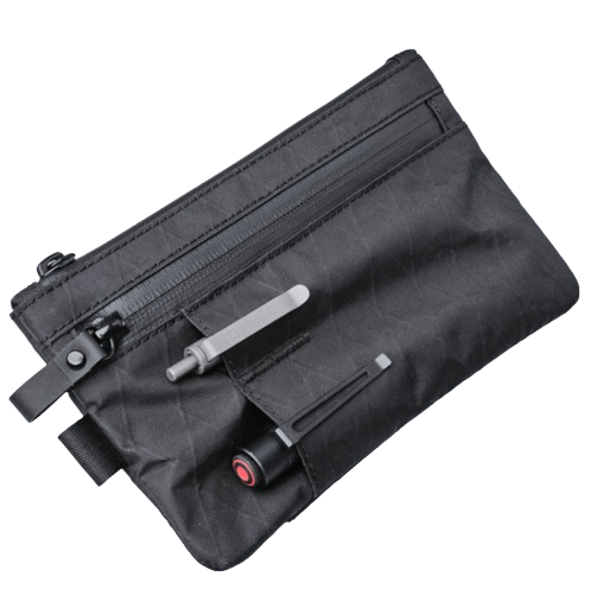 Alpaka Zip Clutch 拉鏈手拿包 (黑色)