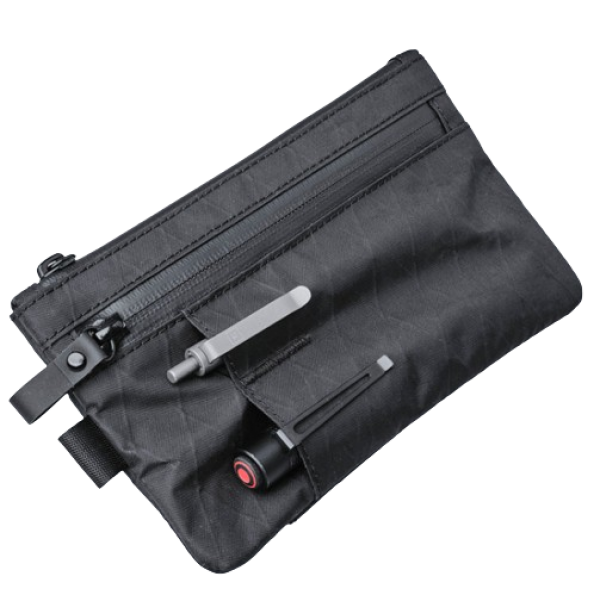 Alpaka Zip Clutch 拉鏈手拿包 (黑色)