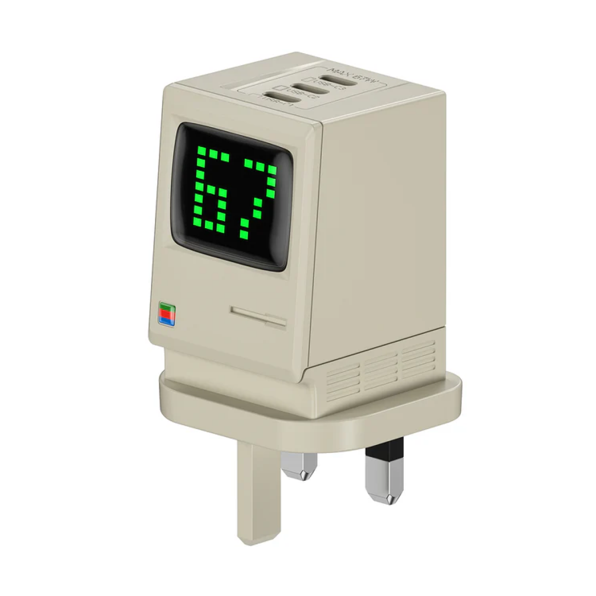 SHARGE S067B Retro 復古雙GaN 67W三輸出充電器