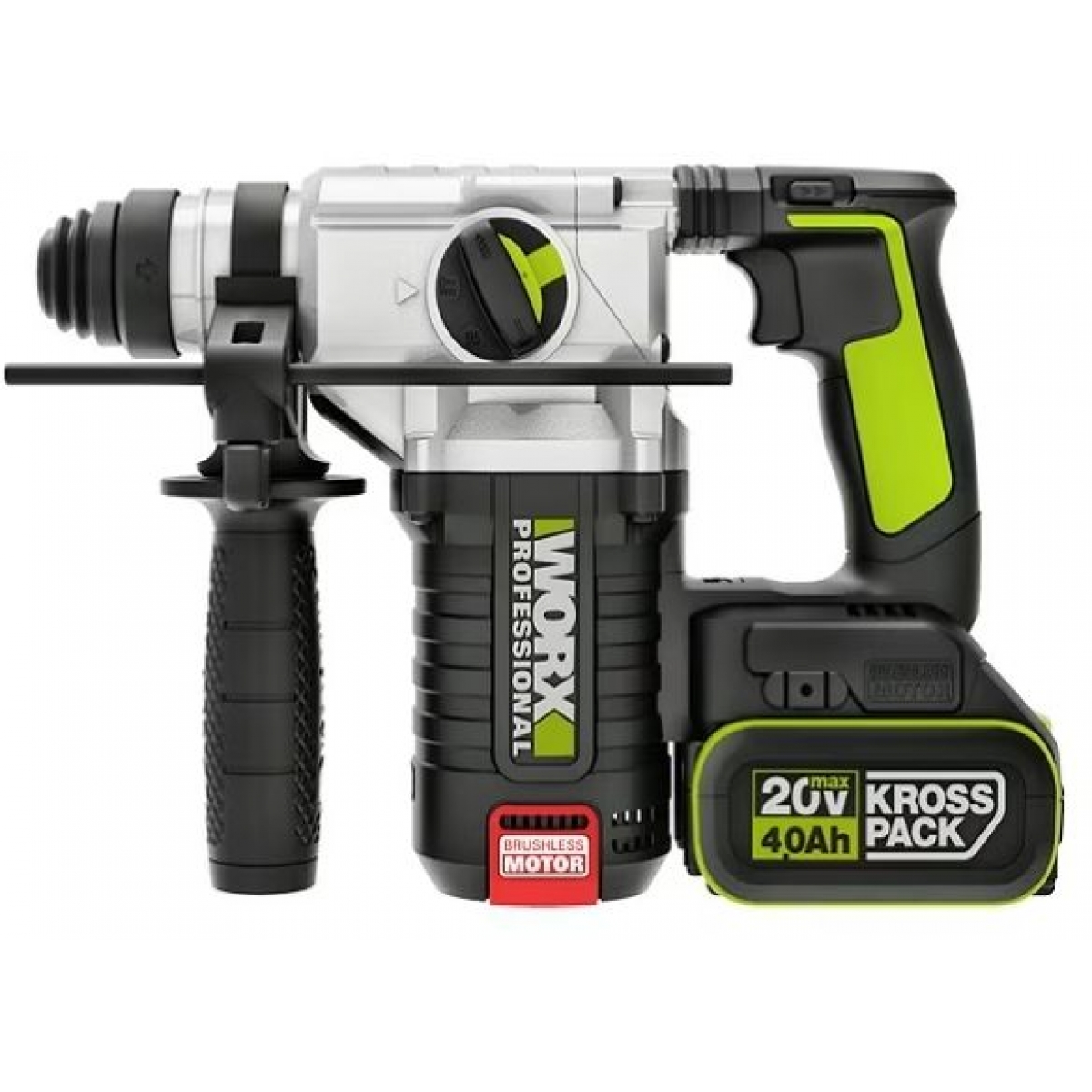 Worx 威克士 WU388.5 24毫米 鋰電無碳三用電錘