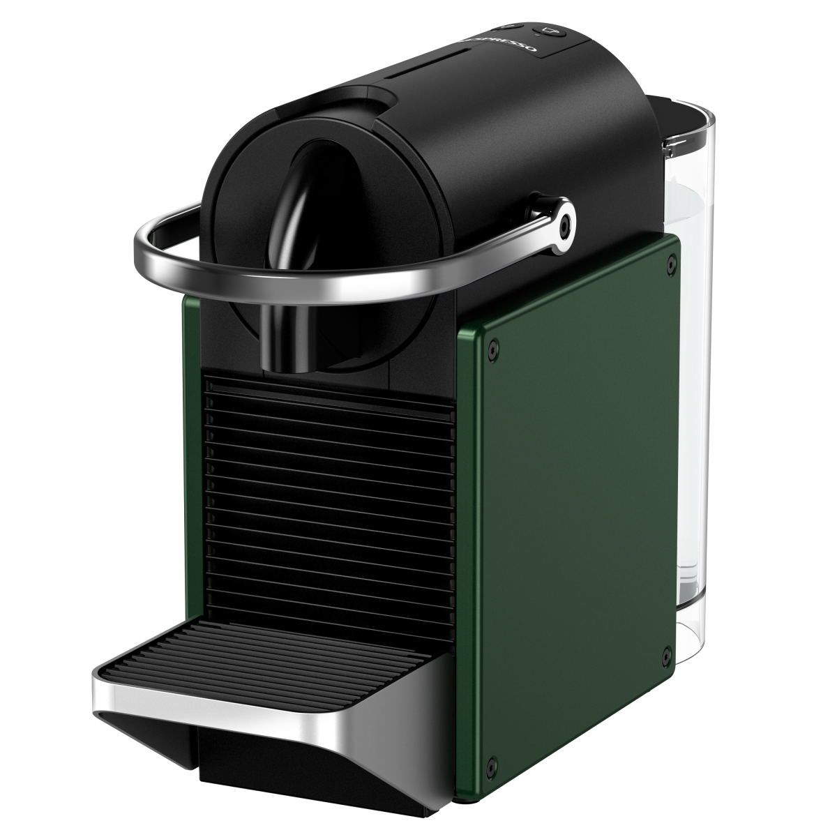 Nespresso C62-SG-GR-NE Pixie 19巴 粉囊咖啡機 (墨綠色): 25秒快速加熱、A級能耗、自動關機