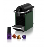 Nespresso C62-SG-GR-NE Pixie 19巴 粉囊咖啡機 (墨綠色): 25秒快速加熱、A級能耗、自動關機