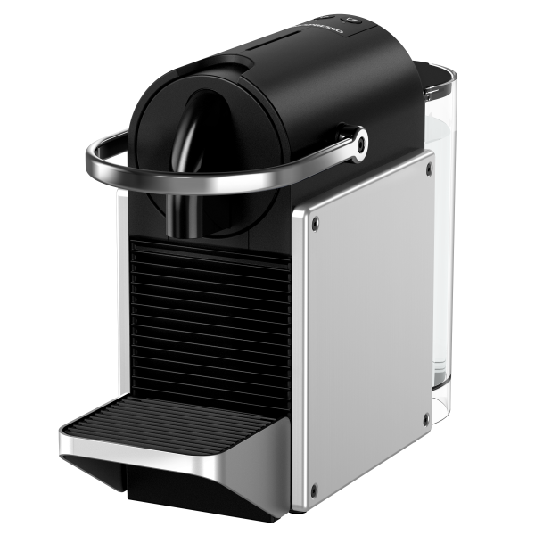 Nespresso D62-SG-SI-NE Pixie 19巴 粉囊咖啡機 (銀色): 25秒快速加熱、A級能耗、自動關機