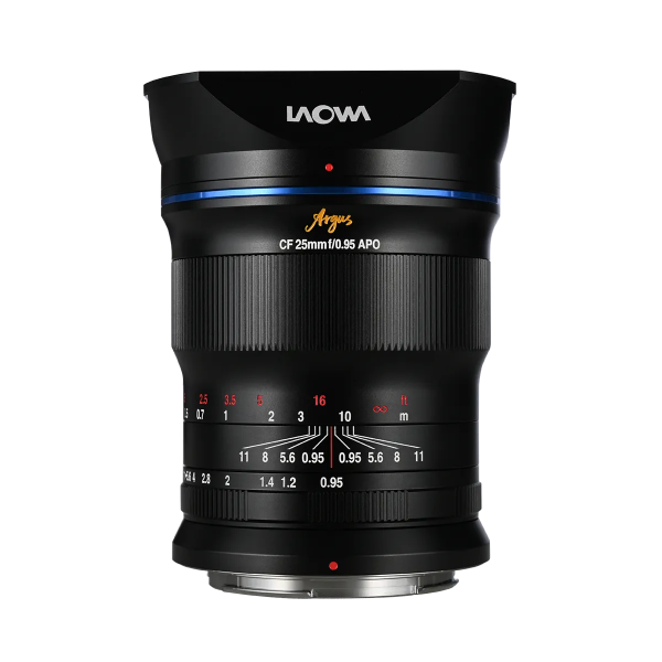 Laowa Argus 25mm f/0.95 APO CF 鏡頭：f/0.95特大光圈、APO設計、輕巧全金屬