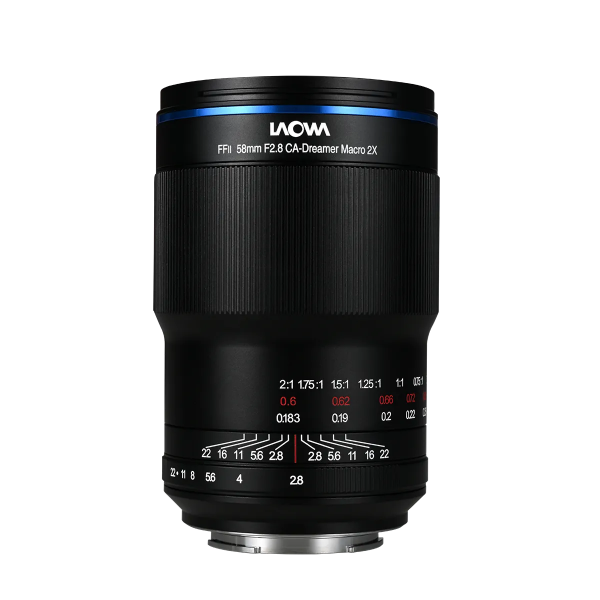 Laowa 58mm f/2.8 2倍微距 APO 鏡頭：全畫幅、2倍放大、APO色散控制、人像拍攝
