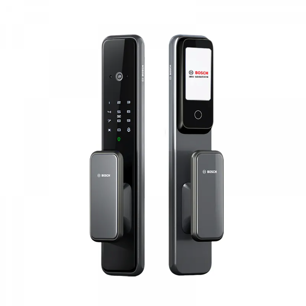 Bosch EL600V 智精系列 電門眼智能電子門鎖 (納米黑): 遙距視像通話、APP臨時密碼、全自動鎖體