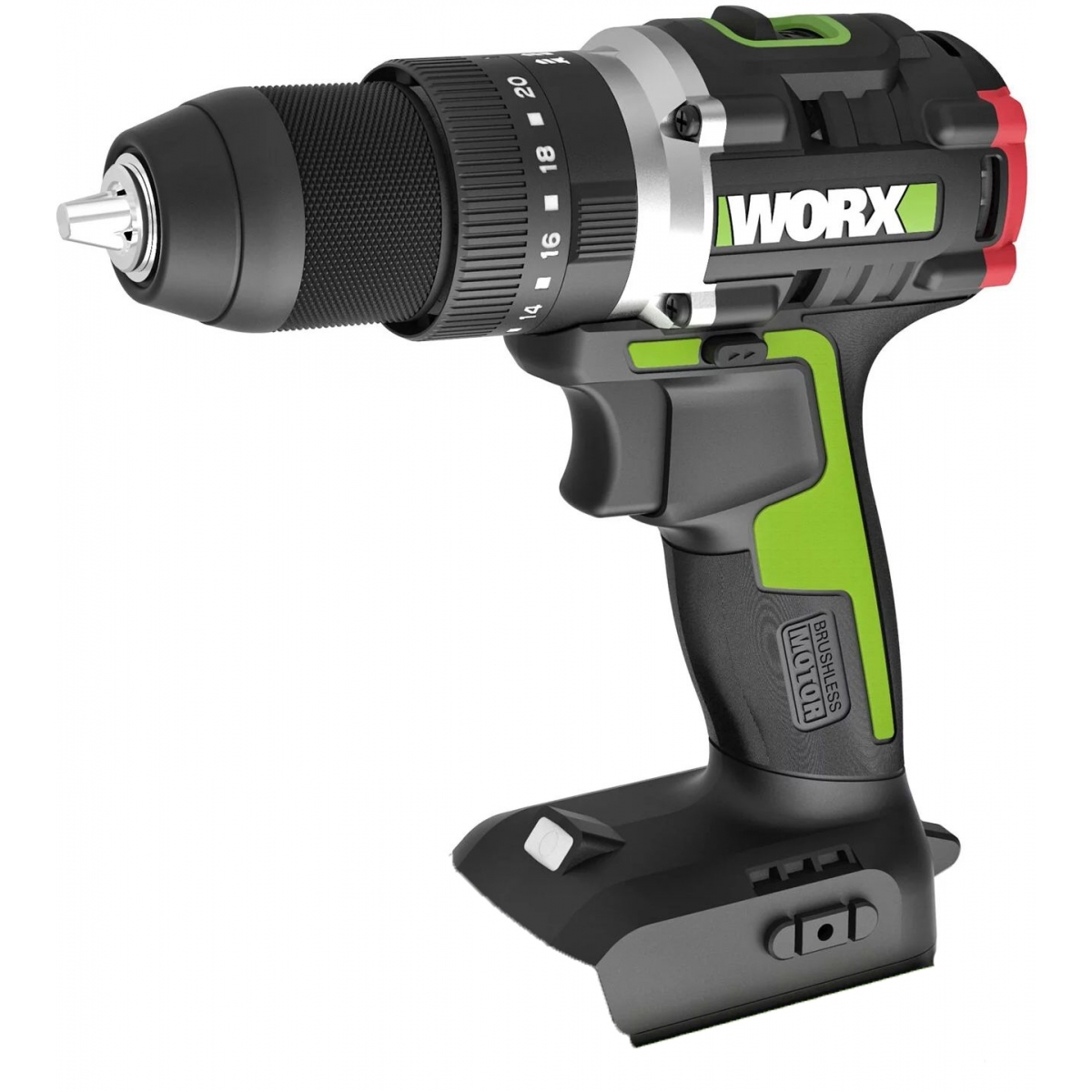 Worx 威克士 20V 鋰電無碳雙速衝擊電鑽 WU369.9 (淨機)