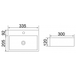 Richford WH053 掛牆式洗手盆