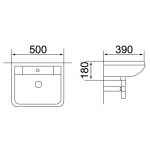 Richford WHB04 掛牆式洗手盆