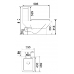 Richford R506 相連式高咀座廁 (連緩衝降板)
