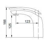 Richford RF76110-4 亮光白面盆龍頭