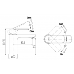 Richford RF1601 洗手盆龍頭 - 全銅主體，西班牙閥芯，5年保用