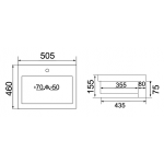 Richford BA450-B 半嵌入式面盆
